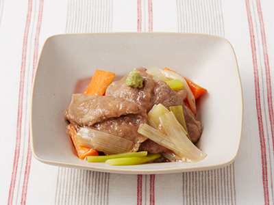 牛肉の治部煮風 牛肉の治部煮風