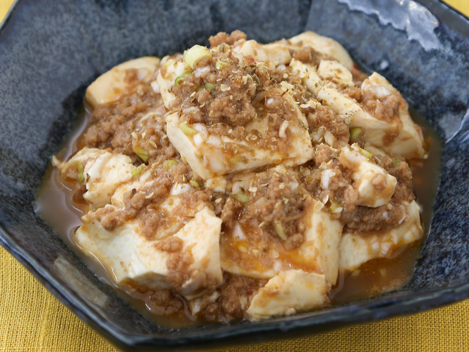 電子レンジで麻婆豆腐