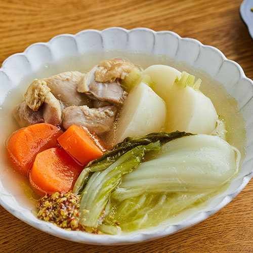 鶏肉と冬野菜のポトフ